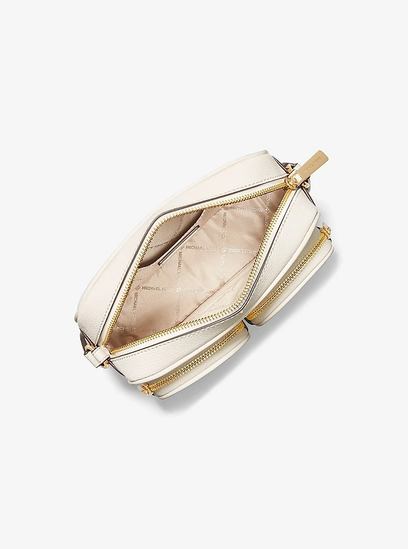 Jet Set Medium Leather Crossbody Bag with Case for Apple Airpods Pro