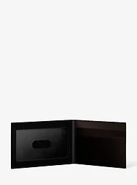 Cooper Saffiano Leather Billfold Wallet With Passcase