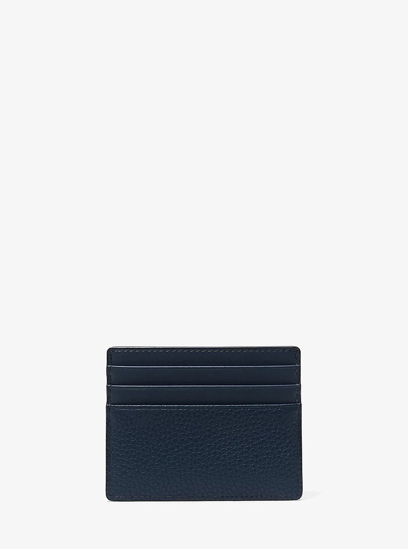 Cooper Pebbled Leather Tall Card Case