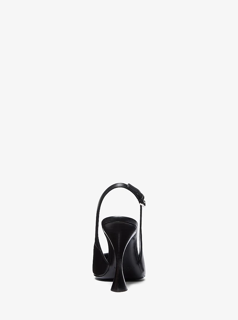 Isabella Leather Slingback Pump