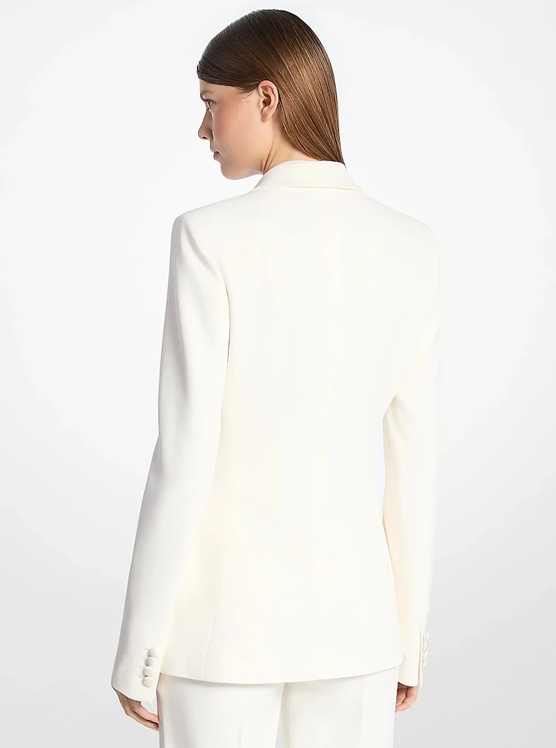 Georgina Hand Embellished Double Crepe Sablé Blazer