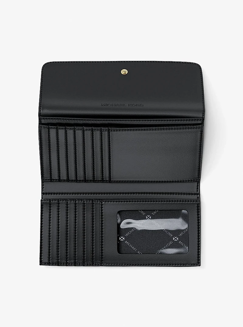 Jet Set Large Logo Trifold Wallet