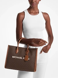 Mirella Medium Signature Logo Tote Bag