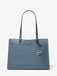 Jet Set Travel Large Saffiano Leather Tote Bag