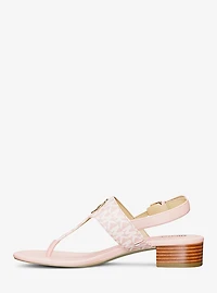 Hannah Signature Logo T-Strap Sandal