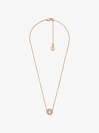 Pavé Halo Necklace