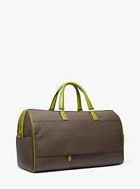 Bedford Travel Extra-Large Signature Logo Stripe Weekender Bag