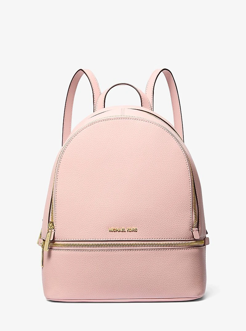 Rhea Medium Pebbled Leather Backpack
