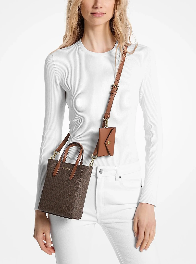 Vincent Extra-Small Logo Crossbody Bag With Card Case