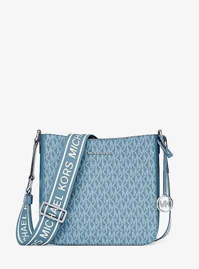 Jet Set Signature Logo Messenger Bag