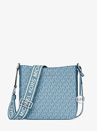 Jet Set Signature Logo Messenger Bag