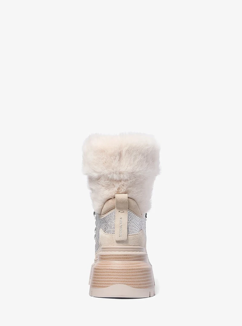 Shiloh Embellished Mixed-Media Boot