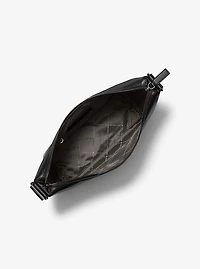 Cooper Pebbled Leather Crescent Bag