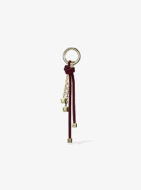 Gold-Tone and Cord Bag Charm