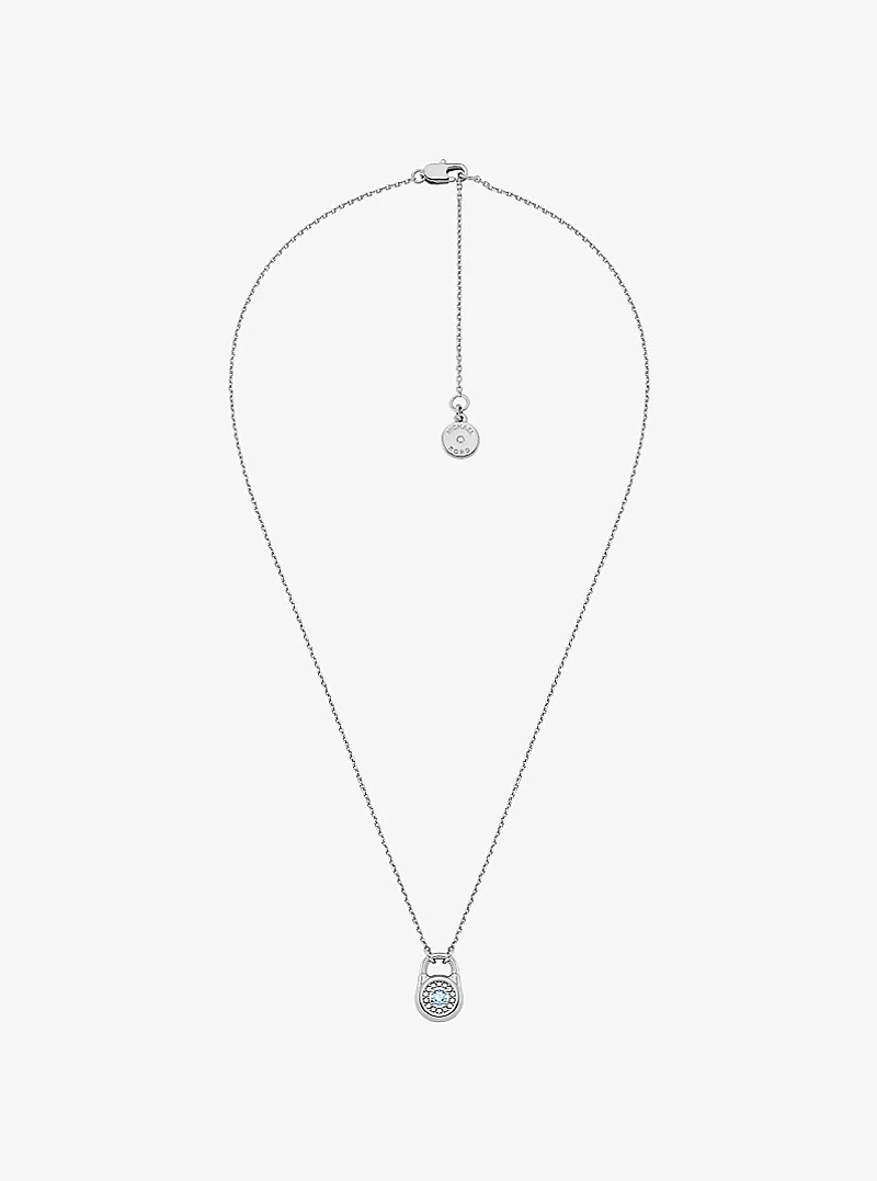 Pavé Lock Necklace