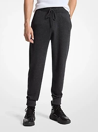 Wool and Cashmere Blend Joggers