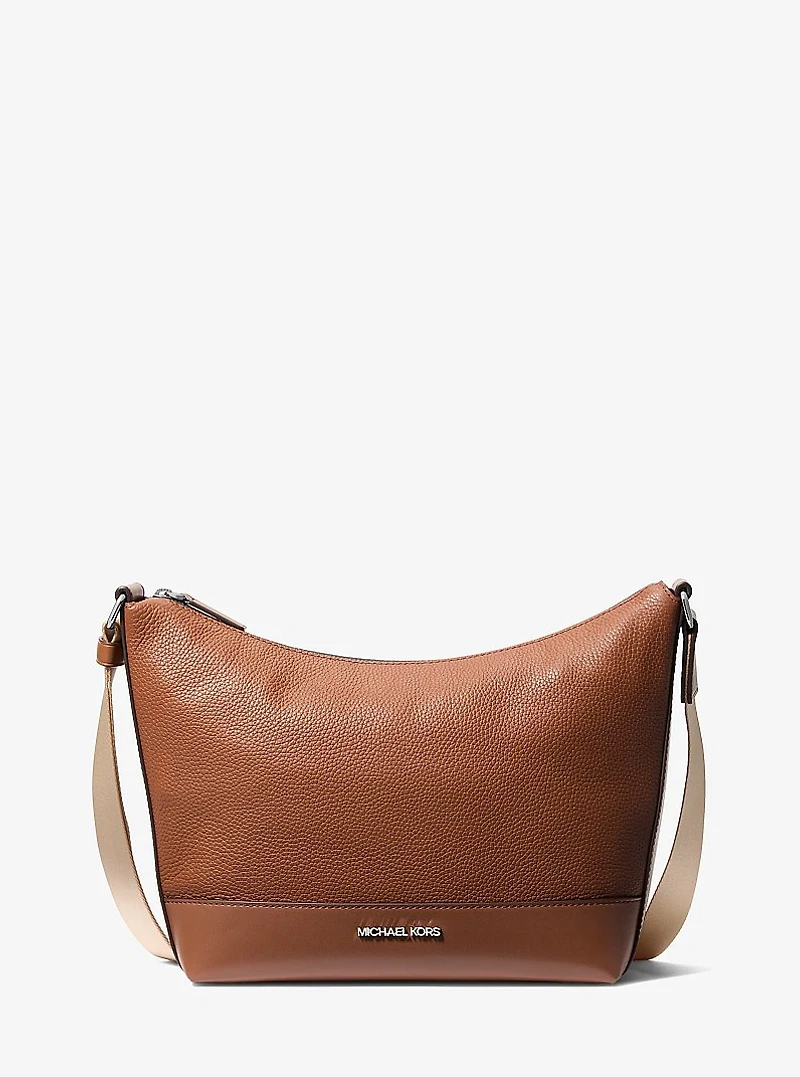 Cooper Pebbled Leather Crescent Bag