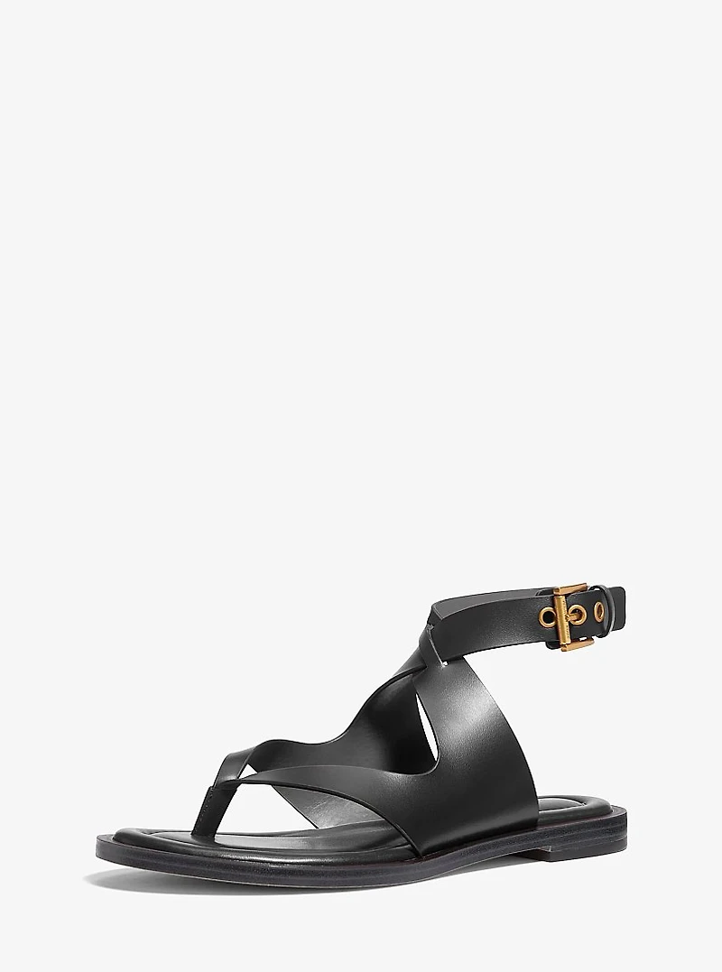 Irene Leather Wrap Sandal