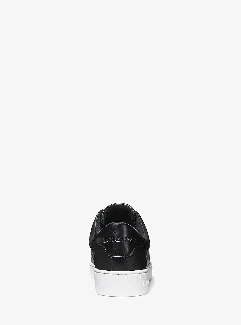 Keaton Leather Zip-Up Sneaker