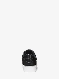 Keaton Leather Zip-Up Sneaker