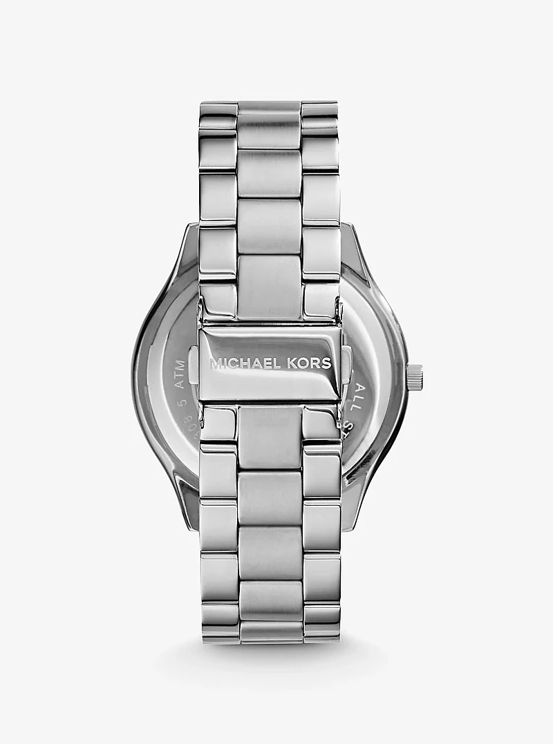 Slim Runway Silver-Tone Watch