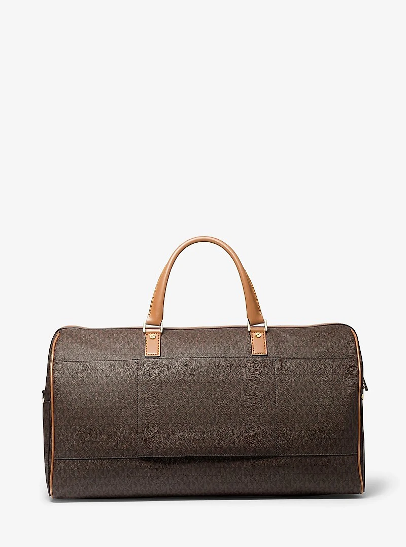 Bedford Travel Extra-Large Signature Logo Stripe Weekender Bag