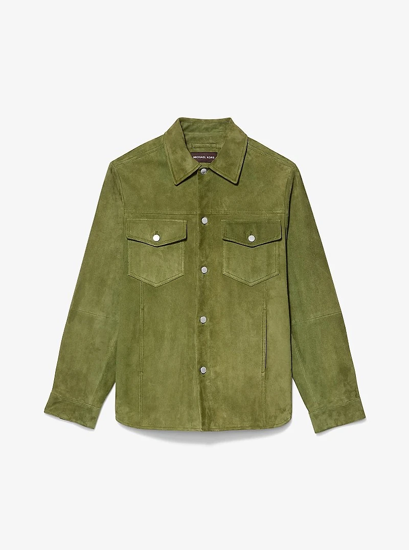 Suede Shirt Jacket