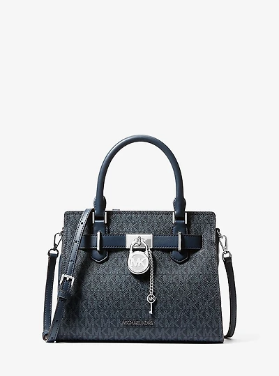 Hamilton Small Signature Logo Satchel