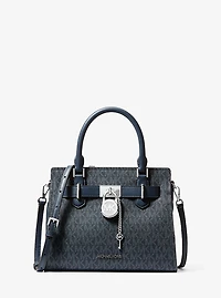 Hamilton Small Signature Logo Satchel