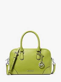 Thompson Medium Pebbled Leather Satchel