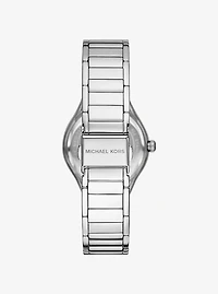 Mini Sylvia Pavé Silver-Tone Watch and Bracelet Gift Set