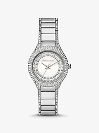 Mini Sylvia Pavé Silver-Tone Watch