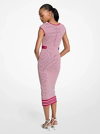 Tile Jacquard Midi Dress