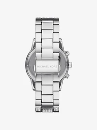 Bryant Pavé Silver-Tone Watch