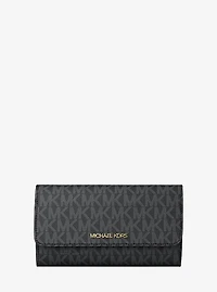 Jet Set Large Logo Trifold Wallet