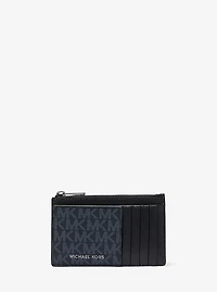 Cooper Slim Signature Logo Zip Wallet