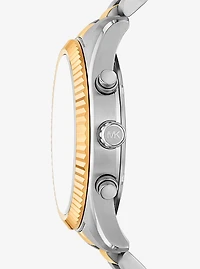 Oversized Lexington Two-Tone Watch