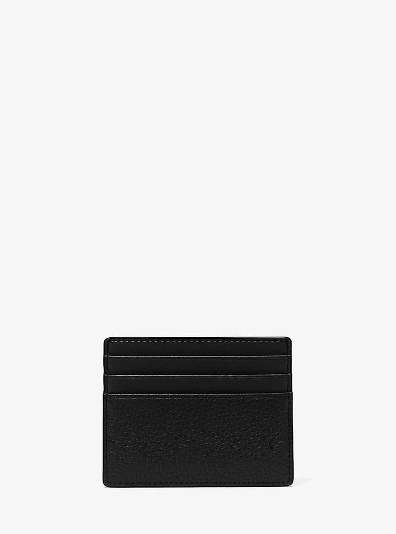 Cooper Pebbled Leather Tall Card Case