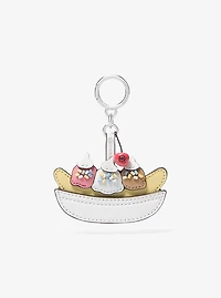 Banana Split Bag Charm