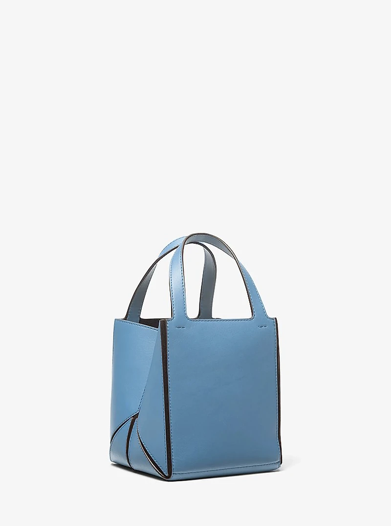 Jordi Small Leather Tote Bag