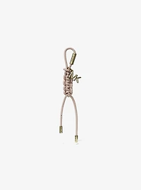 Gold-Tone and Braided Cord Bag Charm