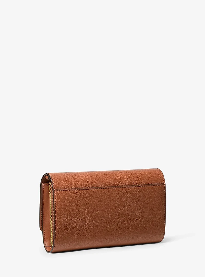 Jet Set Large Leather Crossbody Bag