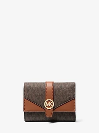 Greenwich Medium Signature Logo Trifold Wallet