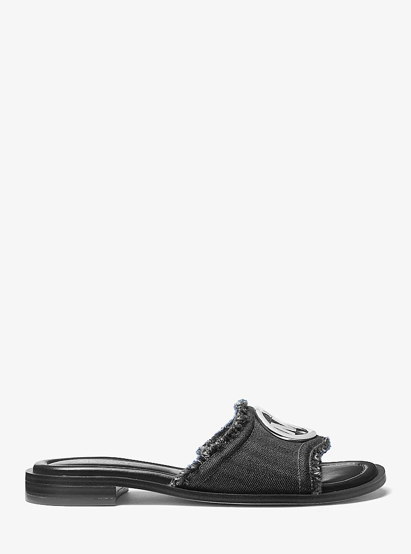 Hannah Denim Slide Sandal