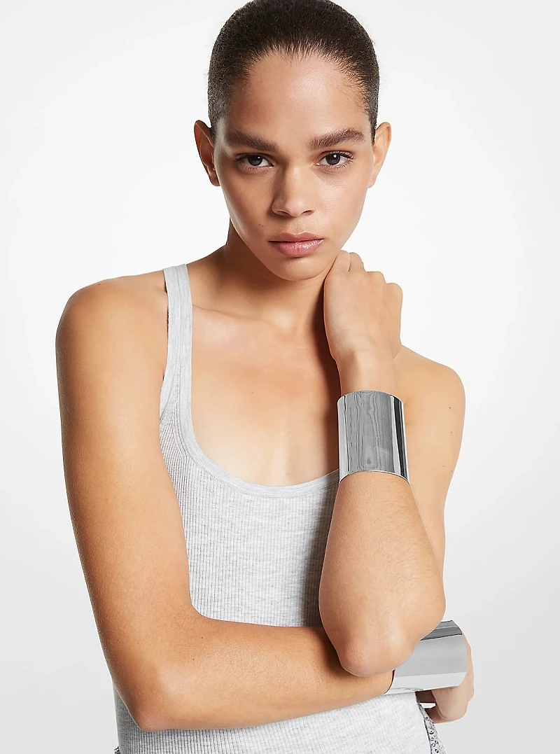 Precious Metal-Plated Brass Cuff