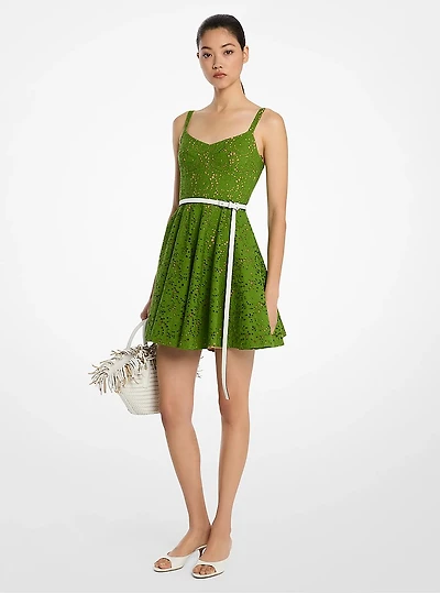 Cotton Eyelet Dress