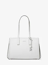 Laila Medium Pebbled Leather Tote Bag