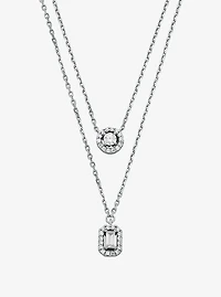 Precious Metal-Plated Double Layered Necklace