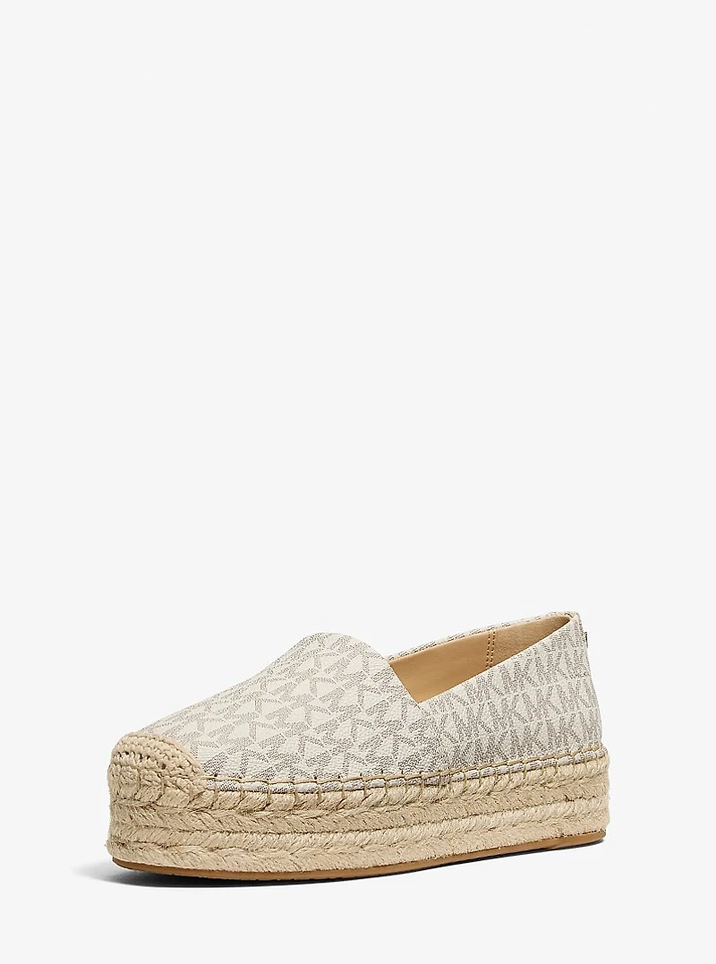 Lynn Signature Logo Platform Espadrille