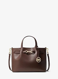 Carson Small Pebbled Leather Satchel